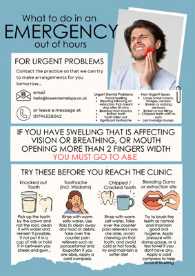 Dental Emergency help
